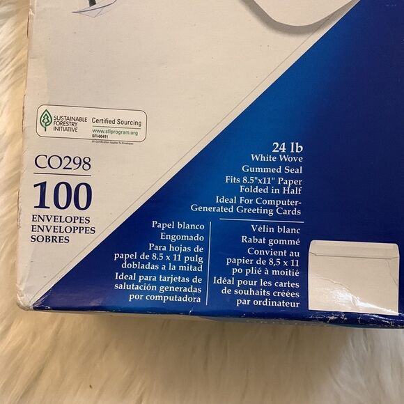 Columbian Box of 100 greeting card or invitation envelopes - Picture 3 of 4